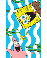 Carbotex Baby Towel Sponge Bob Fun in the Sea 30 × 50 cm - Children's Bath Towel