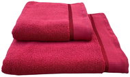 Jerry Fabrics Towel colour 70 × 140 cm dark burgundy - Bath Towel