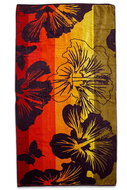 Svitap sleepwell Beach towel Large flowers 90 × 170 cm - Bath Towel