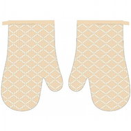 Praktik Kitchen mitt 2 pcs Beige 18×27 cm - Oven Mitt