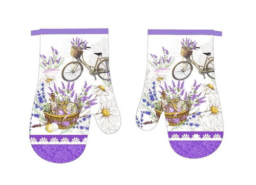 Praktik Kitchen Towel 2 pcs Lavender on wheel 18×27 cm - Oven Mitt - Main image
