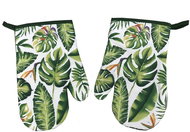 Praktik Kitchen mitt 2 pcs Monstera green - Oven Mitt