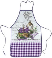 Praktik Kitchen apron Lavender butterfly 50×76 cm - Apron
