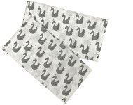 PREM INTERNATIONAL Diaper 70×70 cm Grey swans (pack of 5) - Cloth Nappies