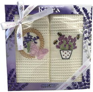 Praktik Gift set of tea towels 50×70 cm Kiara Lavender 2 pcs - Kitchen Towel