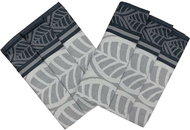 Svitap sleepwell Towel Ba extra absorbent Leaves grey - 3 pcs - Kitchen Towel