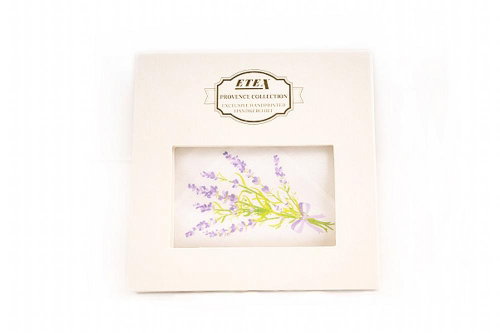 ETEX s. r. o. Handkerchief L35 gift box Lavender - 1 pcs - Handkerchief  - Main image
