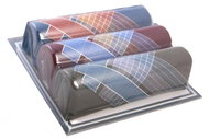ETEX s. r. o. Men's handkerchiefs M13 dark gift box - 3pcs - Handkerchief 