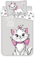 Jerry Fabrics Cotton crib bedding Marie Cat Grey baby 100 × 135, 60 × 40 cm - Crib Bedding