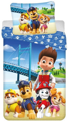 Jerry Fabrics Bedding Paw Patrol PP 457 Bridge 140 × 200, 70 × 90 cm - Children's Bedding - Main image