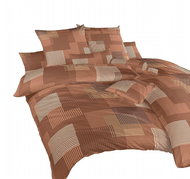 Dadka Linen crepe Patrik brown 140 × 200, 70 × 90 cm - Bed Linen