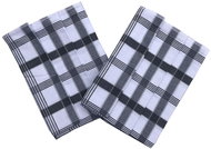 Svitap sleepwell Extra absorbent towel 50×70 cm Káro black 3 pcs - Kitchen Towel