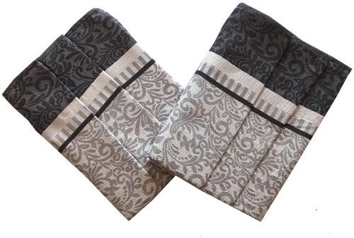 Svitap sleepwell Extra absorbent towel 50×70 cm Ornaments grey 3 pcs - Kitchen Towel - Main image