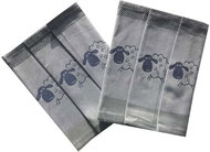 Svitap sleepwell Extra absorbent towel 50×70 cm Sheep cube blue 3 pcs - Kitchen Towel