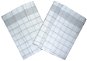 Dish Cloths Svitap Towel Negative Egyptian cotton 50×70 cm white/gray 3 pcs - Kuchyňské utěrky
