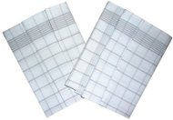 Kuchyňské utěrky Svitap Utěrka Negativ Egyptská bavlna 50×70 cm bílá/šedá 3 ks - Kuchyňské utěrky