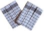 Svitap Towel Negative Egyptian cotton 50×70 cm white/dark brown 3 pcs - Dish Cloths