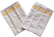 Svitap sleepwell Towel Negative Egyptian cotton 50×70 cm white/yellow 3 pcs - Kitchen Towel