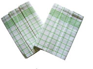 Svitap sleepwell Towel Negative Egyptian cotton white/green 50×70 cm pack 3 pcs - Kitchen Towel