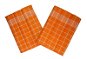 Svitap Utěrka Pozitiv Egyptská bavlna 50×70 cm oranžová/bílá 3 ks - Kuchyňské utěrky