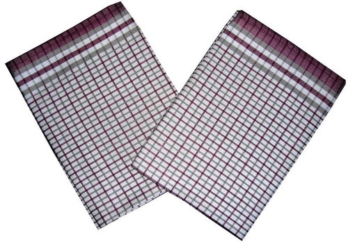 Svitap sleepwell Wipes Bamboo 50×70 cm Cube small burgundy 3 pcs - Kitchen Towel - Main image