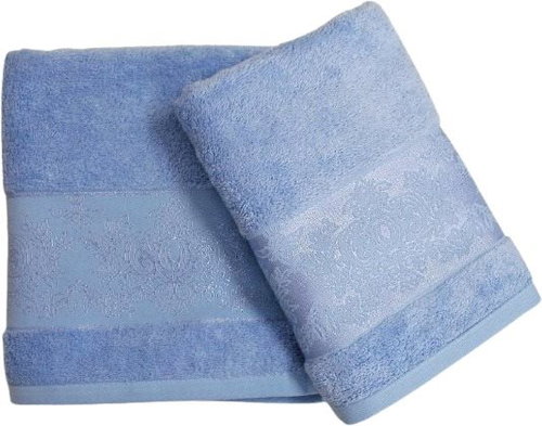 Praktik Bamboo towel Jasmin blue 50×100 cm - Towel - Main image