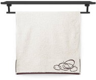 Veba Nora ellipses, 50 × 100 cm, off-white - Towel