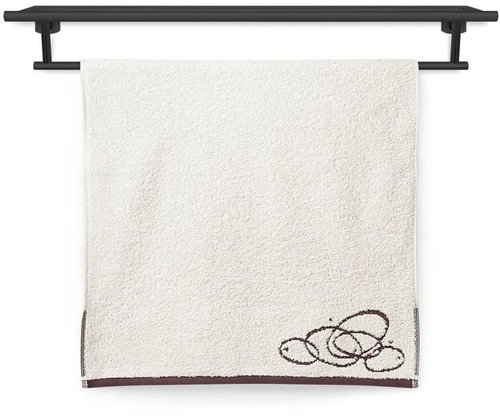 Veba Nora ellipses, 50 × 100 cm, off-white - Towel - Main image