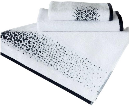 Veba Towel Terry 018 Grain 50×100 cm white 0100 - Towel - Main image