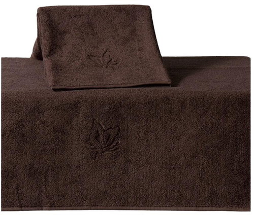Veba Osuška Grand Motýlek 70×140 cm tmavě hnědá - Bath Towel - Main image