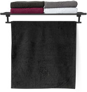 Veba Osuška Grand Motýlek 70×140 cm tmavě šedá - Bath Towel