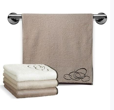 Veba Osuška Nora Elipsy 70×140 cm oříšková - Bath Towel - Main image