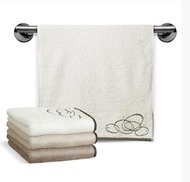 Veba Osuška Nora Elipsy 70×140 cm smetanová - Bath Towel