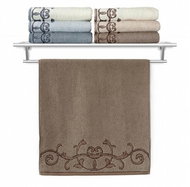 Veba Osuška Terry Barocco 034/08 hnědá 70×140 cm - Bath Towel