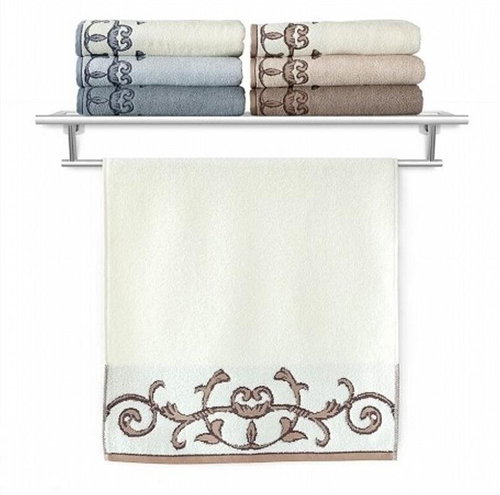 Veba Osuška Terry Barocco 034/08 smetanová 70×140 cm - Bath Towel - Main image