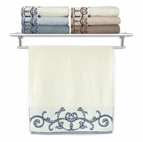 Veba Osuška Terry Barocco 034/09 smetanová 70×140 cm - Bath Towel - Main image