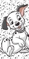 Jerry Fabrics Towel 101 Dalmatians "Lucky" 70×140 cm - Children's Bath Towel