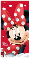 Jerry Fabrics Towel Minnie Big Red 70×140 cm - Children's Bath Towel