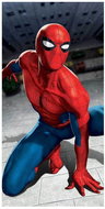 Jerry Fabrics Towel Spiderman blue 03 70×140 cm - Children's Bath Towel