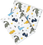 PREM INTERNATIONAL Tetra towel 90×100 cm Dinosaurs II (pack of 1) - Children's Bath Towel