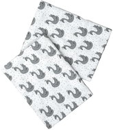 PREM INTERNATIONAL Tetra towel 90×100 cm Swan grey (pack of 1) - Children's Bath Towel