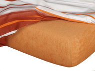Dadka Terry sheet caramel 90×200×15 cm - Bedsheet