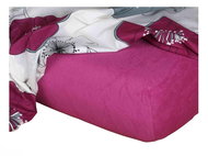 Dadka Terry sheet blackberry 180×200×15 cm - Bedsheet