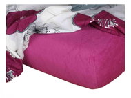 Dadka Terry sheet blackberry 90×200×15 cm - Bedsheet