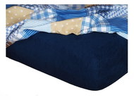 Dadka Terry sheet dark blue 60×120 cm - Bedsheet
