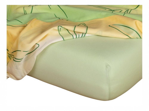 Dadka Jersey sheet pea 90×200×18 cm - Bedsheet - Main image
