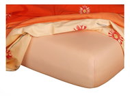 Dadka Jersey sheet apricot 90×200×18 cm - Bedsheet