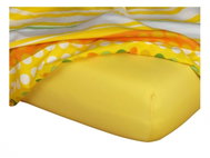 Dadka Jersey sheet dark yellow 180×200×18 cm - Bedsheet