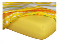 Dadka Jersey sheet dark yellow 90×200×18 cm - Bedsheet