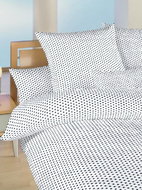 Dadka Cotton crib bedding Starfish dark blue on white 90×130, 45×60 cm - Bed Linen